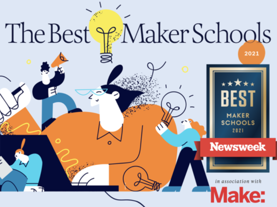 The Best Maker Schools 2021; Newsweek in association with Make: