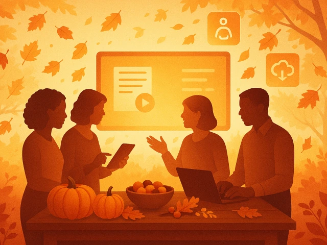 Thanksgiving Background - Tech