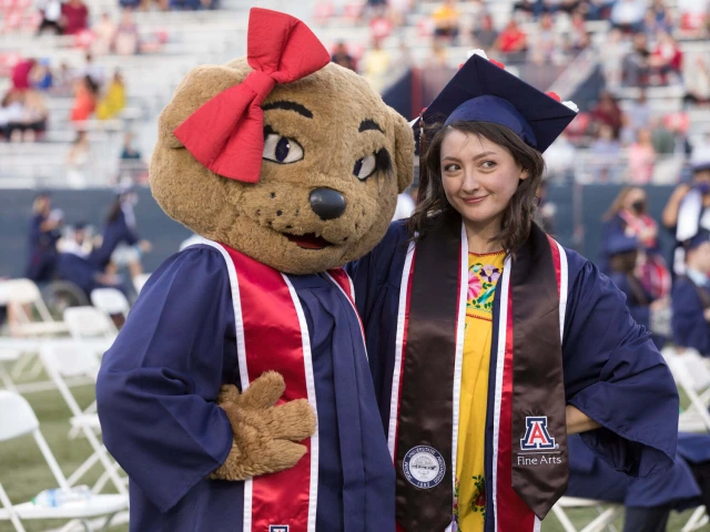 Student Success Card - Wilma and Student at Graduation