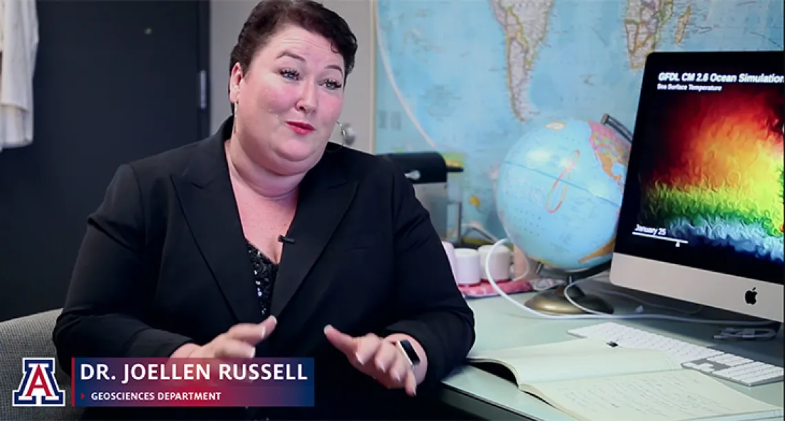 Dr Joellen Russell is one of the researchers featured