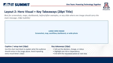 2026 IT Summit Presentation Layout 2 Slide Example