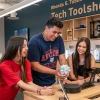 Tech Toolshed - Student looking at technology