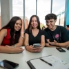 Students with Phone