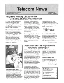 Telecom News December 1989 Cover Preview