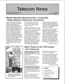 Telecom News July 1989 Cover Preview