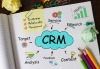 graphic of cloud labeled CRM connecting to comms needs